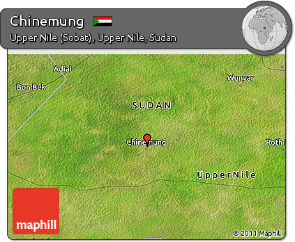 Satellite 3D Map of Chinemung
