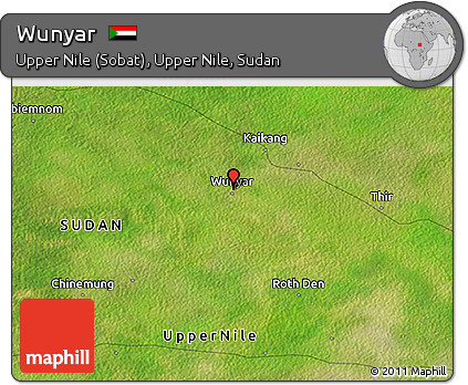 Satellite 3D Map of Wunyar