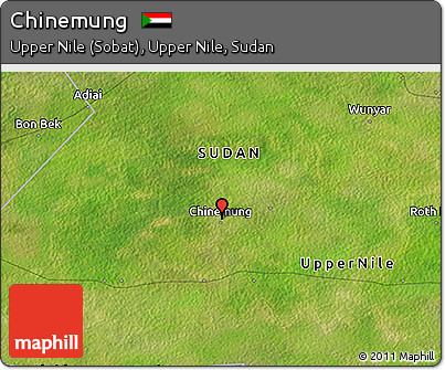 Satellite 3D Map of Chinemung