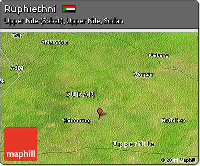 Satellite 3D Map of Ruphiethni