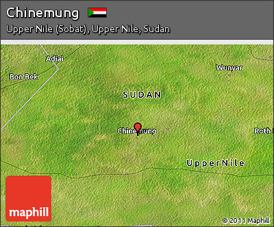 Satellite 3D Map of Chinemung