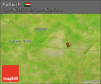 Satellite 3D Map of Padaich