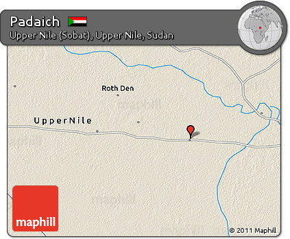 Shaded Relief 3D Map of Padaich