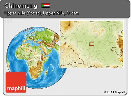Physical Location Map of Chinemung