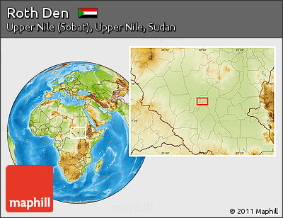 Physical Location Map of Roth Den