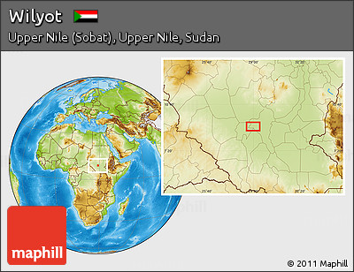 Physical Location Map of Wilyot