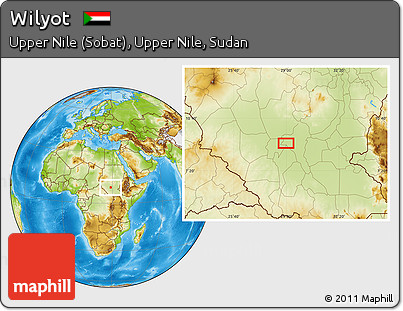 Physical Location Map of Wilyot