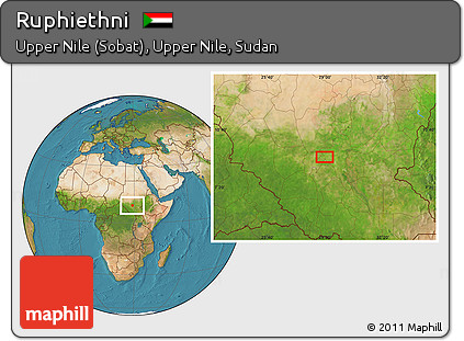 Satellite Location Map of Ruphiethni