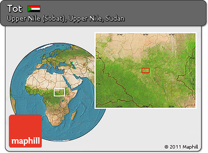 Satellite Location Map of Tot