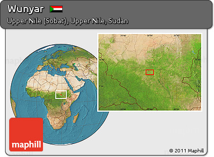 Satellite Location Map of Wunyar