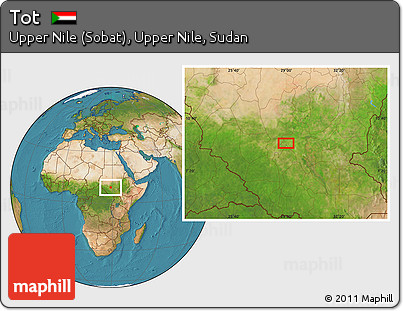 Satellite Location Map of Tot