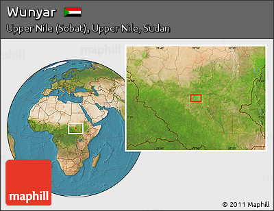 Satellite Location Map of Wunyar