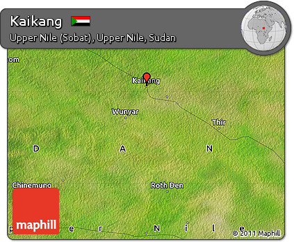 Satellite Map of Kaikang