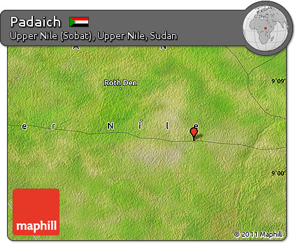 Satellite Map of Padaich