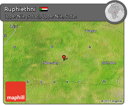 Satellite Map of Ruphiethni