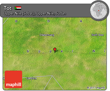Satellite Map of Tot