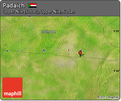 Satellite Map of Padaich
