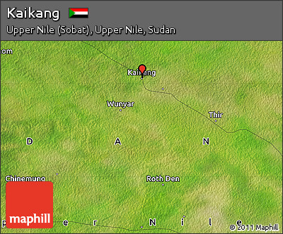 Satellite Map of Kaikang