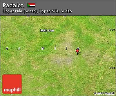 Satellite Map of Padaich
