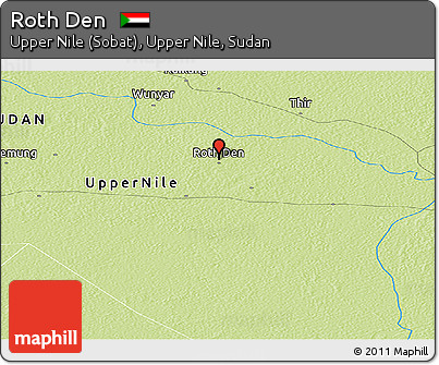 Physical Panoramic Map of Roth Den