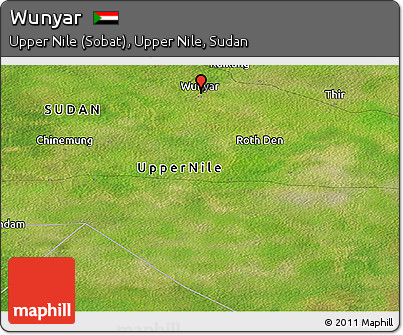 Satellite Panoramic Map of Wunyar