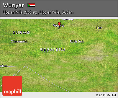 Satellite Panoramic Map of Wunyar