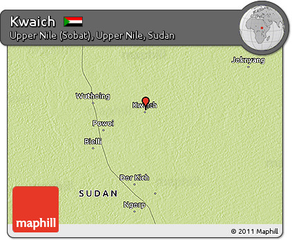 Physical 3D Map of Kwaich