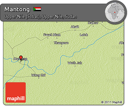 Physical 3D Map of Mantong