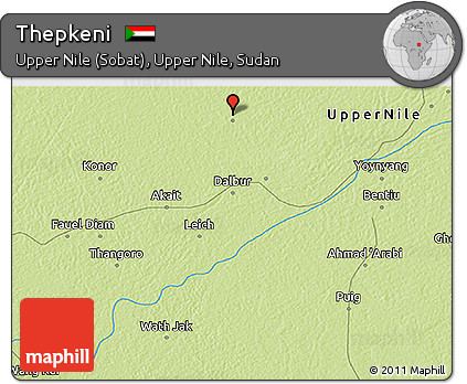 Physical 3D Map of Thepkeni