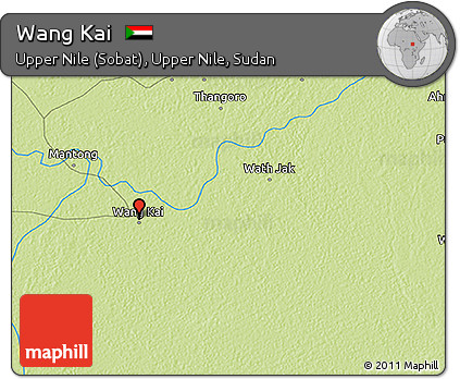 Physical 3D Map of Wang Kai