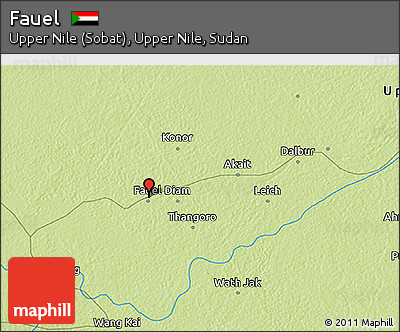 Physical 3D Map of Fauel