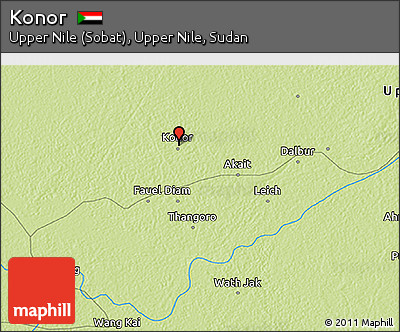 Physical 3D Map of Konor
