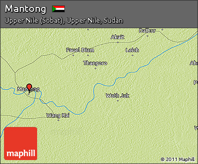 Physical 3D Map of Mantong
