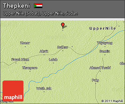 Physical 3D Map of Thepkeni