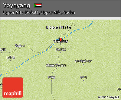 Physical 3D Map of Yoynyang