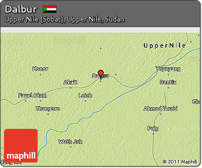 Physical 3D Map of Dalbur