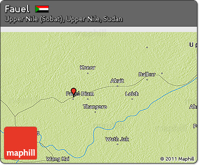 Physical 3D Map of Fauel
