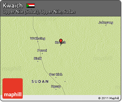 Physical 3D Map of Kwaich