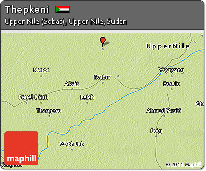 Physical 3D Map of Thepkeni