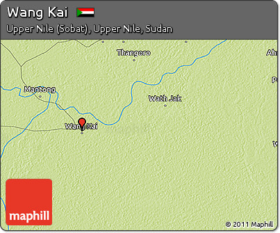 Physical 3D Map of Wang Kai