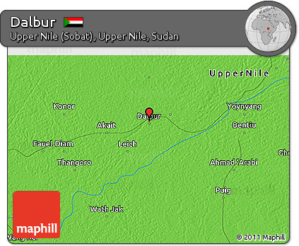 Political 3D Map of Dalbur