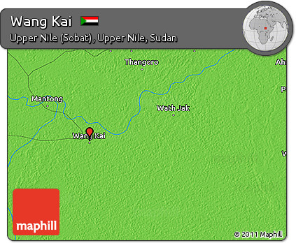 Political 3D Map of Wang Kai