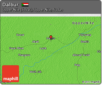 Political 3D Map of Dalbur