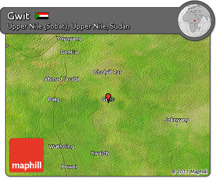 Satellite 3D Map of Gwit