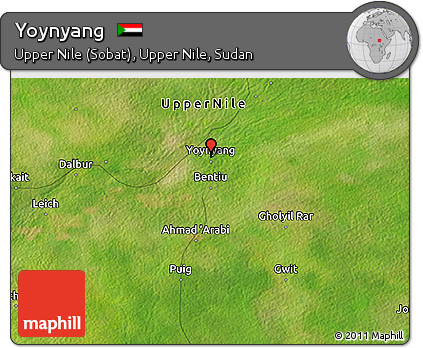 Satellite 3D Map of Yoynyang