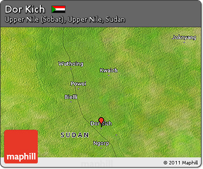 Satellite 3D Map of Dor Kich