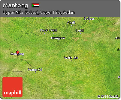 Satellite 3D Map of Mantong