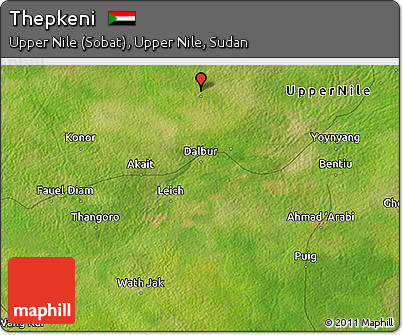 Satellite 3D Map of Thepkeni