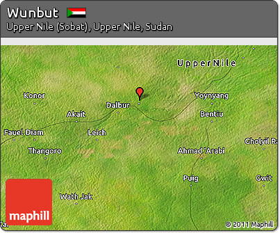 Satellite 3D Map of Wunbut