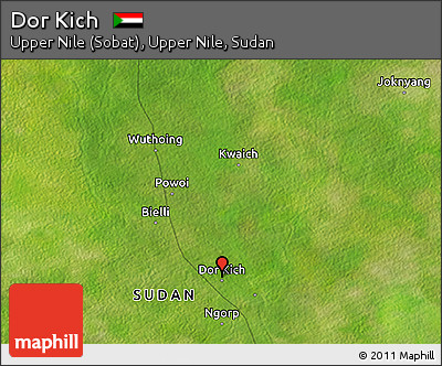 Satellite 3D Map of Dor Kich